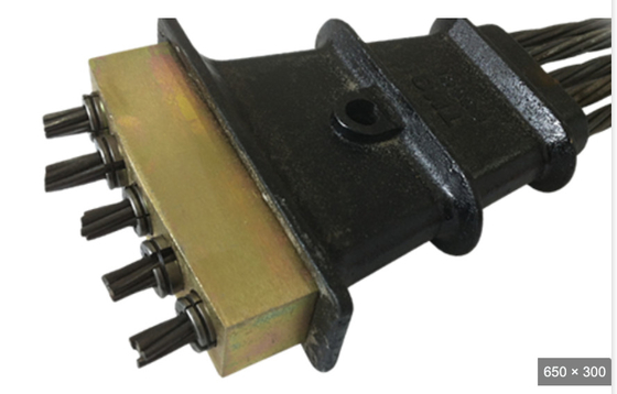 3s-5s Monostrand Jack und Pumpe 15.24mm Gusseisenanker für Nachspannung